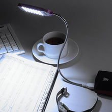 Load image into Gallery viewer, STEVVEX LED Reading Flexibile Lamp LED USB Book light Ultra Bright Flexible 4 Colors for Laptop Notebook and  PC Computer
