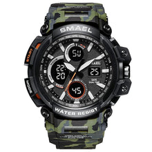 Load image into Gallery viewer, Modern Sport  Waterproof 50M Men Watches With LED Digital Display In Military Armi Relogio Masculino Style
