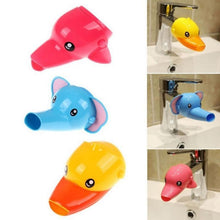 Load image into Gallery viewer, Modern Happy Fun Animals Faucet Extender For Bathroom Baby Tubs Kids Hand Washing Bathroom Sink Accessories

