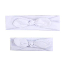 Load image into Gallery viewer, Mother &amp; Baby Headbands Print Floral Elastic Hair Bands Parent-Child Hair Accessories Bow For Baby Girls Bow in Modern Design
