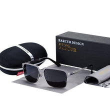 Load image into Gallery viewer, Luxury  High Quality Polarized Sunglasses Metal Frame Sunglasses For Men In Business Retro Modern Style With UV400 Protection
