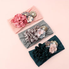 Load image into Gallery viewer, Baby Bow Hairband Elastic Headband Cute 3D Flower Stretch Turban Flower Head Wrap Princess Hair Accessories Bow For Baby
