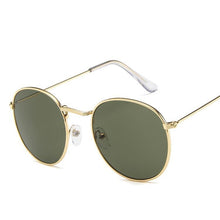 Load image into Gallery viewer, Famous  Retro Popular Oval Luxury Round Vintage Woman and Man Sunglasses  Brand Designer Oculos De Sol With UV400 protection
