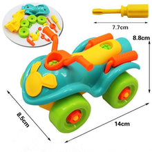 Load image into Gallery viewer, Early Learning Education Screw Nut Group Installed Plastic 3d Puzzle Disassembly Motorcycle Kids Toys for Children Jigsaw

