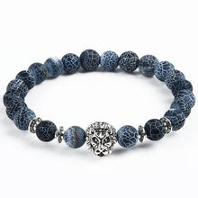 Load image into Gallery viewer, Modern Leopard Tiger Eye Lion Head Elegant Bracelet Owl Buddha Bead Luxury Bracelets Bangles Skull Charm Natural Stone Bracelet Yoga Jewelry For Men And Women
