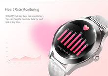 Load image into Gallery viewer, STEVVEX  IP68 Waterproof Luxury Elegant Smart Watch For Women Lovely Bracelet Heart Rate Monitor Sleep Monitoring Smartwatch Connect
