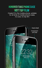 Load image into Gallery viewer, 30D Curved Edge Full Cover Protective Glass On The For iPhone 7 8 6 6S Plus Tempered Screen Protector For X XR XS Max Glass Film Tempered Glass Anti Scratch Phone Screen Protector iPhone Glass
