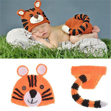Load image into Gallery viewer, Modern Baby Cap Deer Design Handmade Crochet Deer Costume Set Knitted Hats And Toy For Girls and Boys Kids
