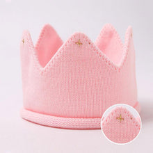 Load image into Gallery viewer, Crown Baby Hat Photography Props Knit Newborn Baby Girl Boy Hat Turban Infant Toddler Beanie Cap For Kids
