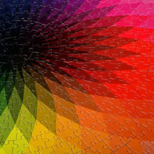 Load image into Gallery viewer, 1000PCS/SETColorful Rainbow Round Geometrical Photo Planet  Puzzle Adult Kids Educational Toy Puzzle
