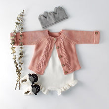 Load image into Gallery viewer, Modern Cotton Baby Girl Cardigan Clothes With knitted Outerwear &amp; Coats for Infant Boys and Girls Romper Winter Jumpsuit
