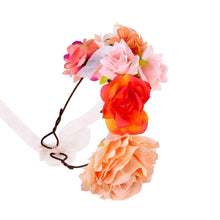 Load image into Gallery viewer, Luxury Handamde Mommy and Baby  Flower Headband Large Flower Crown Mother Kids Flowers  Headwear For Celebration
