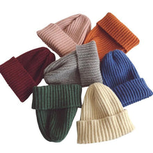 Load image into Gallery viewer, Modern Trend New Warm Baby Winter Hats for Kids Children Knitted Baby Boy Cap Kids Baby Girls Hat
