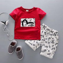 Load image into Gallery viewer, Fashion T shirt and Shorts Set Cartoon Cotton Summer Clothing for Newborn Baby Boy Infant Fashion Outerwear Clothes
