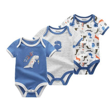 Load image into Gallery viewer, 3PCS/Set Modern Fashion Baby Clothes Bodysuits Baby Clothes Unicorn Clothing Unisex 0-12M Baby Bodysuits Romper and Jumpsuit Set For Kids and Baby

