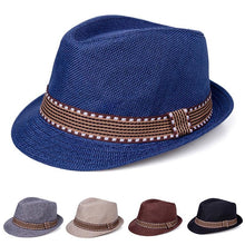 Load image into Gallery viewer, Modern Baby Hat Children Jazz Straw Cap for Baby Boys/Girls Cap Baby Hat For Kids Sun Cap  For Kids In Elegant Design
