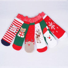 Load image into Gallery viewer, Modern Cotton Baby Socks Christmas Design Baby Girls Socks Cartoon Casual Baby  Children's Christmas Socks For Kids

