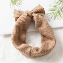 Load image into Gallery viewer, Modern Headbands Knitted Newborn Baby Bows Head Warm Headband Infant Toddler Hair Bow for Girls  Kids
