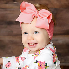 Load image into Gallery viewer, Baby Girls Headbands  Hair Accessories Turban Solid Head wear Hair Band Bow Girl Accessories
