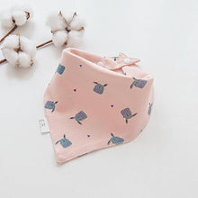Load image into Gallery viewer, Cotton Cartoon Bandana Feeding Saliva Towel Waterproof Bibs For Baby Burp Accessory Adjustable Button Durable Baby Towels
