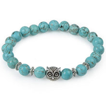 Load image into Gallery viewer, Modern Leopard Tiger Eye Lion Head Elegant Bracelet Owl Buddha Bead Luxury Bracelets Bangles Skull Charm Natural Stone Bracelet Yoga Jewelry For Men And Women
