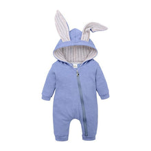Load image into Gallery viewer, Modern New Lucury Newborn Baby Clothes Bunny Baby Rompers Cotton Hoodie Rabit Romper For Baby
