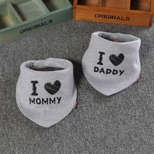 Load image into Gallery viewer, Cotton Baby Bibs Double Layers Saliva Scarf Fashion Cartoon Print Baby Triangle Towel For Newborn Boy Girl
