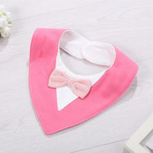 Load image into Gallery viewer, Infant Kids Bibs For Boy/Girls Newborn Feeding Waterproof Toddlers Soft Bow Burp Tie Scarf For Children
