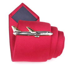 Load image into Gallery viewer, Men Elegant Tie Clips Clasp Men's Tie Clip Tie Bar Wedding Party Pin Jewelry Clip Men's Gift Dolphin Airplane Shaped Tie Bar Wedding Party Jewelry Tie Clip
