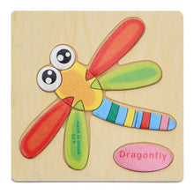 Load image into Gallery viewer, Wooden 3D Stevvex Modern Interesting Baby Learning Puzzles for Children Cartoon Animal Fruit Puzzles Intelligence Kids Children Educational Toy
