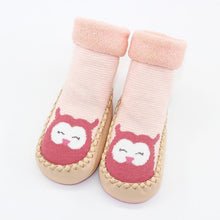 Load image into Gallery viewer, Baby Warm Stretchy  Booties Sock With Rubber Soles For Newborn Baby Girl And Boy Socks Slipper
