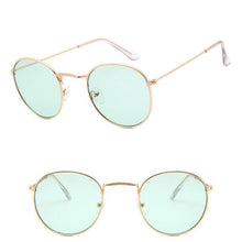 Load image into Gallery viewer, Leon Elegant Unisex Woman and Man Classic Round  Sunglasses Designer Glasses Lady Round Luxury Retro Sunglasses With Vintage Mirror Oculos De Sol Gafas
