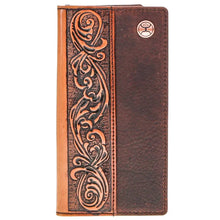 Load image into Gallery viewer, HOOey "Grayson" (Brown/Tan) - Men's Rodeo Wallet
