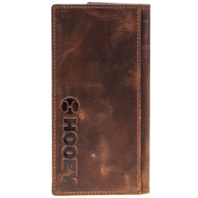 Load image into Gallery viewer, HOOey "2.0" Hands-Up Logo (Brown/Black/Turquoise) - Men's Rodeo Wallet
