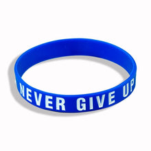 Load image into Gallery viewer, New Trend Motivation "The Road to Dreams" "Never Give Up"  Inspirational Silicone Rubber Bracelet Elastic Band  Brecelet for Women and Men In Unisex Design
