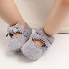 Load image into Gallery viewer, Baby Girls First Walkers Bow Knot Solid Soft Shoe Footwear For Baby Girl Breathable Shoes
