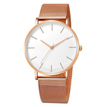 Load image into Gallery viewer, STEVVEX Men Watch Quartz Casual Watches Simple Metal Hour Reloj Quartz Watch Montre Mesh Stainless Steel clock For Men's and Boys
