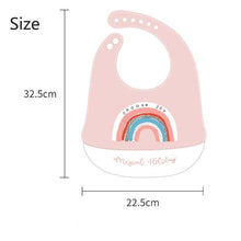 Load image into Gallery viewer, Food Grade Silicone Baby Bibs Waterproof Bib for Newborn Boy Girl Feeding Towel Burp Cloth For Kids
