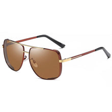 Load image into Gallery viewer, Luxury Elegant Square Polarized Sunglasses Brand Driving Glasses for Men and Boys With UV400 Protection
