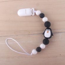 Load image into Gallery viewer, Handmade Animal Pendant Pacifier Clips Chain Nipple Holder for Infant Baby Pacifier
