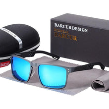 Load image into Gallery viewer, Hot Black Goggle Male Sunglasses Luxury Brand Men Glasses  In Business High Quality Luxury Modern Style With  UV400 Protection
