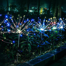 Load image into Gallery viewer, Modern Garden Luxury LED Solar Waterproof Lamp In Shape Of Tree Fireworks With Copper Wires

