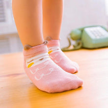 Load image into Gallery viewer, 5 Pairs Thin Combed Cotton Cute Animal Baby Socks Mesh Short Socks For Newborns Boys &amp; Girls
