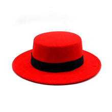 Load image into Gallery viewer, One Size Winter Autumn Cotton Women Men Fedoras Lady Retro Wide Brim  Hat Belt Fedora Hat Top Lightweight Caps Everyday Wear Hats Summer Sun Hat
