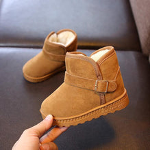 Load image into Gallery viewer, Winter Kids Fashion Snow Boots Thick Warm Plush Soft Bottom Girls Short Boots Ski Boot For Toddler
