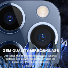 Load image into Gallery viewer, 3pcs Camera Lens Tempered Glass For iPhone 11 12 13 Pro XS Max X XR Camera Protector For iPhone 11 7 8 6 6S Plus SE Camera Glass Case Scratch Resistant Tempered Glass
