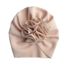 Load image into Gallery viewer, Handamde Elegant Baby Hats for Girls Big Bow Turban Hat Newborn  Baby Beanie Cap Solid Color Style
