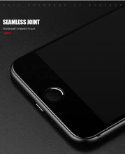Load image into Gallery viewer, 9D Full Cover Tempered Glass For iPhone 8 7 6 6S Plus 5 5S SE 2020 Screen Protector On iPhone 11 Pro XS Max X XR Protective Film Tempered Glass Screen Protector with Curved Edge Frame Screen Protector
