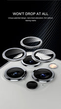 Load image into Gallery viewer, Glitter Diamond Camera Lens Protector For Iphone 13 Pro Max Mini Camera Metal Ring Glass For Iphone 12 11 Pro Max Protective Cap Diamond Glitter Camera Lens Protector On For Iphone
