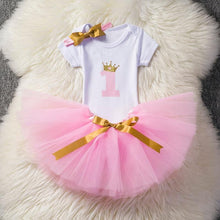 Load image into Gallery viewer, Modern Unicorn Baby Kids 1st year Girls Dress For Birthday Party Outfits Infant Princess Girls Clothes 12 Months Kids
